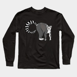 Lemur (Madagascar endemic monkey) Long Sleeve T-Shirt